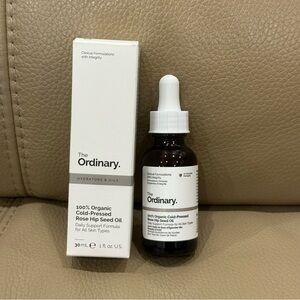 NEW IN BOX - THE ORDINARY - 100% Organic Cold Pressed Rose Hip Seed Oil 30ml